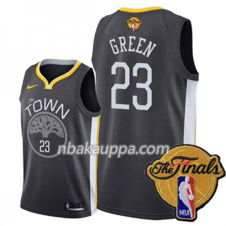 Golden State Warriors Draymond Green 23 Black Town 2018 NBA Finals Patch Nike Pelipaidat Swingman - Miesten